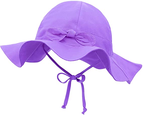 SimpliKids UPF 50  UV Ray Sun Protection Wide Brim Baby Sun Hat