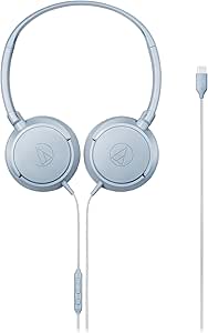 Audio-Technica ATH-S120C-GY USB-C Headphones, Gray