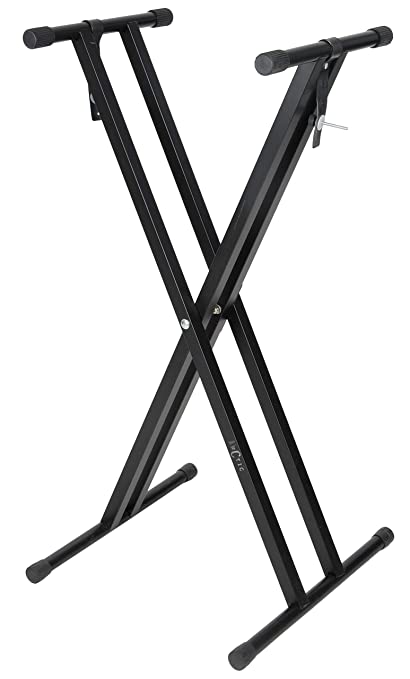 Arctic Adjustable Heavy Duty Double Braced keyboard stand_Black