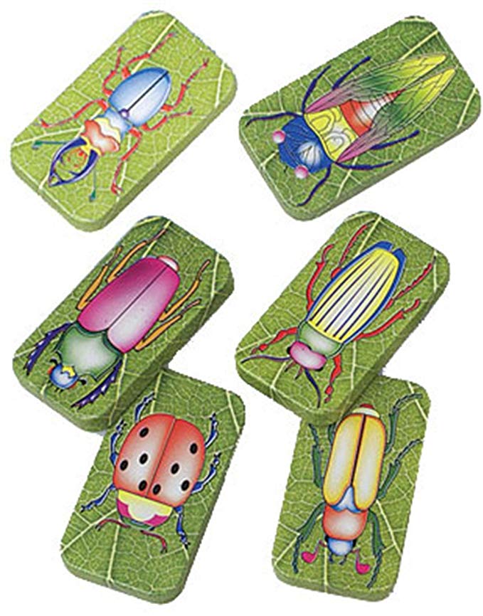 US Toy Assorted Insect Bug Design Clicker Noise Makers (1 Dozen), Green, 1-Pack of 12