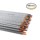 Huhuhero 48 Color Pencil Set Premium Art Drawing Colored Pencils for Artist Sketch  Secret Garden Coloring Book Writing  Drawing  Sketching