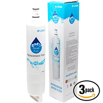 3-Pack Replacement 4396508 Water Filter for Whirlpool, Kenmore, Maytag, KitchenAid Refrigerators - Compatible with Whirlpool 4396508, Whirlpool 4396510, Whirlpool 4396510P, Whirlpool 4396508P