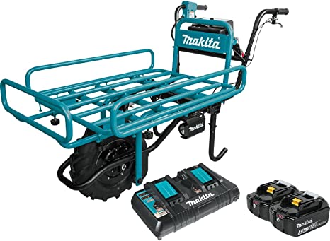 Makita XUC01PTX2 36V (18V X2) LXT® Brushless Power-Assisted Flat Dolly Kit (5.0Ah)