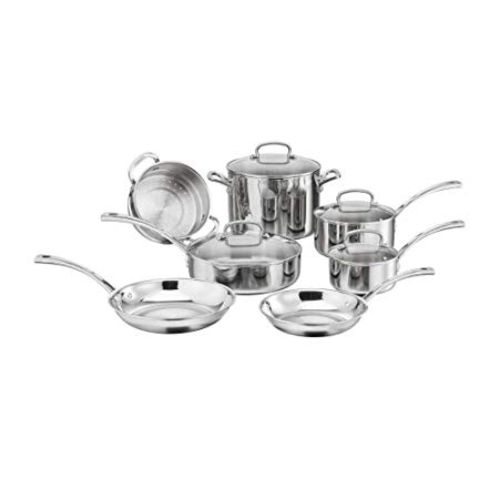 Cuisinart FCT-11 French Classic Tri-Ply Stainless 11-Piece Cookware Set