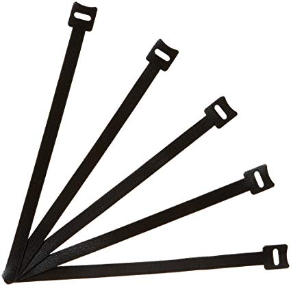 AmazonBasics Reusable Cable Ties - 8-Inch, 50-Pack