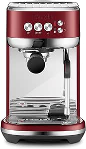 Breville the Bambino Plus Espresso Machine, BES500RVC, Red Velvet Cake