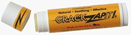 CrackZapIt! natural remedy for cracked finger, thumb, and heel skin, single tube