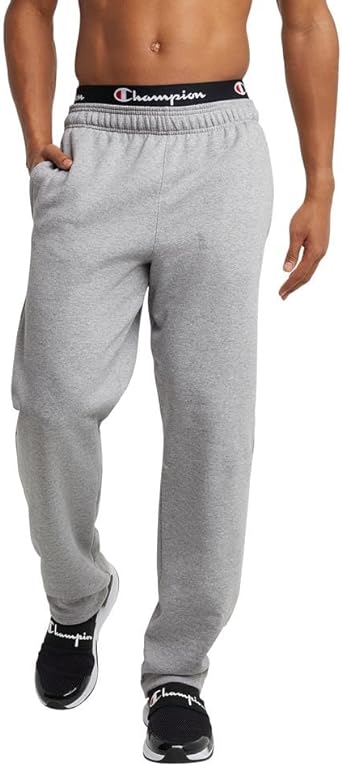 Champion Men's Sweatpants, Powerblend, Fleece, Open-Bottom Sweatpants (Reg. or Big & Tall)