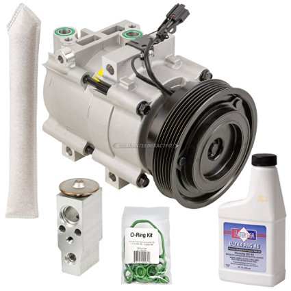 New Ac Compressor & Clutch With Complete A/C Repair Kit For Hyundai Santa Fe - BuyAutoParts 60-80292RK New
