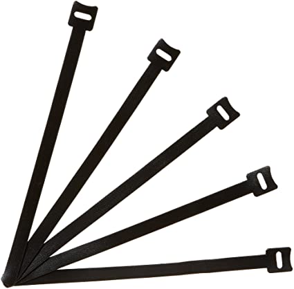 AmazonBasics Reusable Cable Zip Ties - 8-Inch, 50-Pack