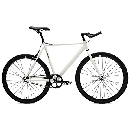 Critical Cycles Classic Fixed-Gear Single-Speed Track Bike with Pursuit Bullhorn Bars