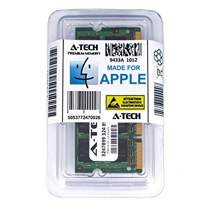 A-Tech® For Apple® 2GB Module PC2-5300 MacBook Pro MacBook Late 2007 Early 2009 Early 2008 MB061LL/B A1181 MB062LL/B MB063LL/B MB402LL/A MB403LL/A MB404LL/A MB881LL/A MA895LL A1226 MA896LL Memory RAM