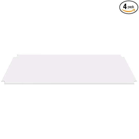 Akro-Mils AW1236LINER 12-Inch X 36-Inch Clear Shelf Liner for Chrome Wire Shelf, 4-Pack