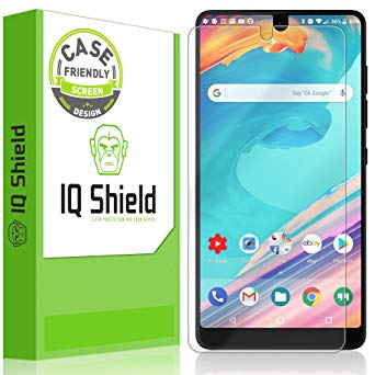 Essential Phone (PH-1) Screen Protector, IQ Shield LiQuidSkin Full Coverage Screen Protector for Essential Phone (PH-1) (Case Friendly, 1-Pack) HD Clear Anti-Bubble Film