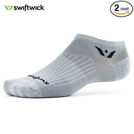 Swiftwick ASPIRE ZERO, No-Show Socks for Running