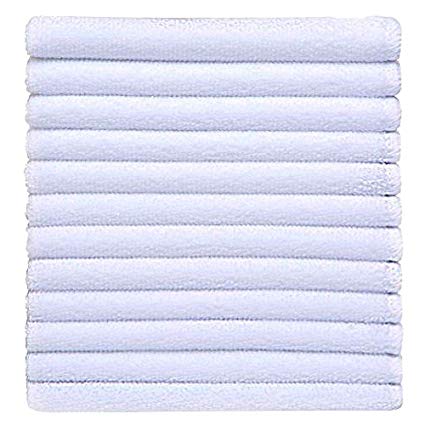 Quickie Microfiber Cloth Bulk Pack 12x12 (50 Pack) (2061175), White