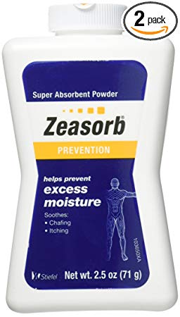 Zeasorb Excess Moisture 2.5 Oz (Pack of 2)