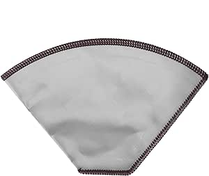 Stainless Steel Coffee Filter Bag, Reusable Foldable Trapezoid Strainer for 4 6 Cup Brewer, Enhances Flavor and Reduces Waste