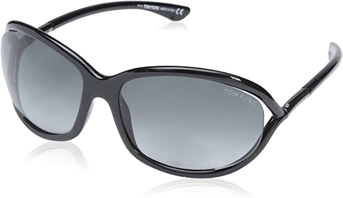 TOM FORD FT0008 JENNIFER 01B shiny black / gradient smoke