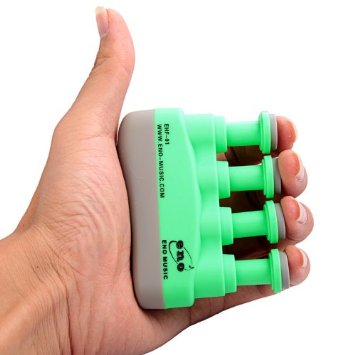 TOMTOP Portable Guitar Bass Piano Hand and Finger Exerciser Extend-O-Grip Trainer Green