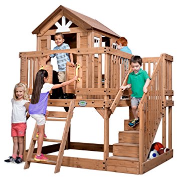 Backyard Discovery Scenic Heights All Cedar Playhouse