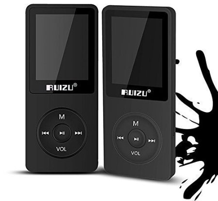 RUIZU X02 Ultrathin 4GB MP3 Player Black