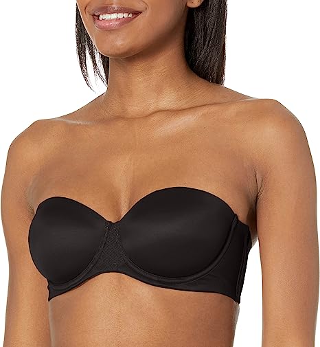 Bali Women's One Smooth U Strapless, Ultimate Stay in Place, 7-Way Multiway Underwire Bra, Full Coverage