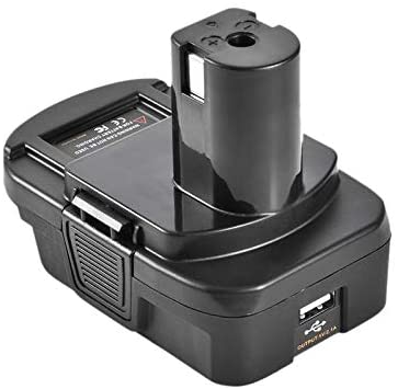 SODIAL Dm18Rl Lithium Battery Convertor Adapter for Milwaukee Ryobi 20V/18V P108 Abp1801 Li-Ion Battery