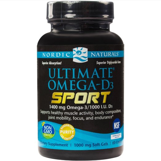 Nordic Naturals - Ultimate Omega-D3 Sport Supports Healthy Bones and Immunity 60 Count