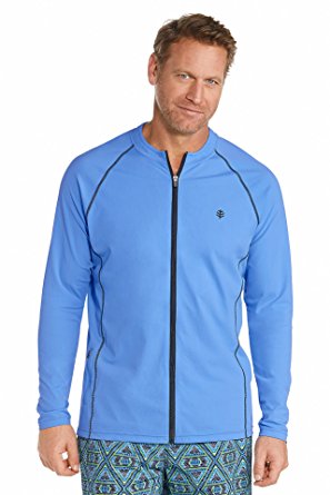 Coolibar UPF 50  Men's Long Sleeve Water Jacket - Sun Protective