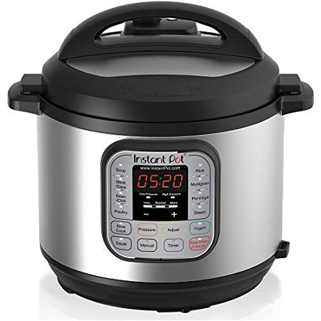 Instant Pot 7-in-1 Multi-Functional Pressure Cooker, 6Qt/1000W, Stainless Steel (IP-DUO60)