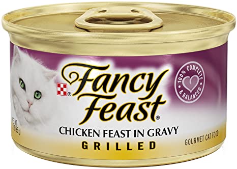 Fancy Feast Grilled Chicken Feast In Gravy Canned Cat Food 24 - 3oz Cans