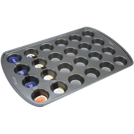 Wilton 2105-6819 Perfect Results Nonstick 24-Cup Mini Muffin Pan