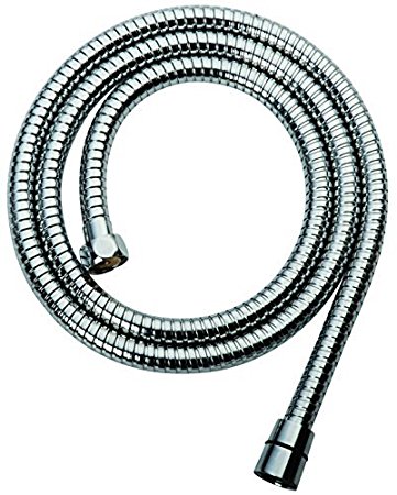 A-Flow™ Universal 60 Inch (5 Ft.) Shower Hose for Use With Dual and Handheld Shower Heads / Flexible and Non-Kink – Chrome