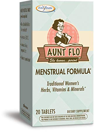Enzymatic Therapy Aunt Flo Menstrual Formula Tablets, 20 Count