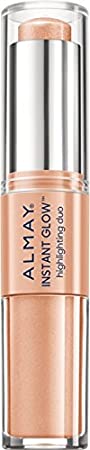 Almay Instant Glow Highlighting Duo, Nude Glow, 0.1 fl. oz, highlighter makeup