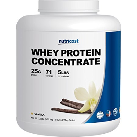 Nutricost Whey Protein Concentrate (Vanilla) 5LBS