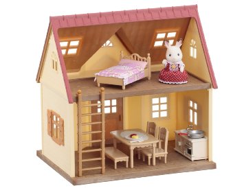 Calico Critter Cozy Cottage Starter Home - Versatile and Fully Furnished - Build Skills with Imaginative Play - For Ages 3 and Up
