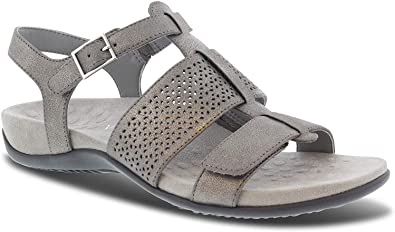 Vionic Women's Rest Goldie Backstrap Sandal - Ladies Adjustable Sandals with Concealed Orthotic Support