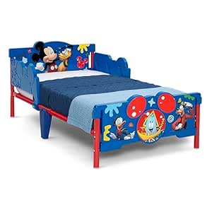 Delta Children Mickey Mouse 3D Toddler Bed, Blue