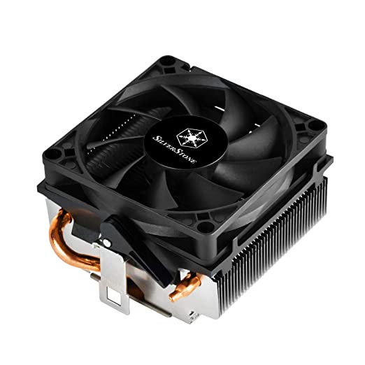 SilverStone Technology Low Profile 95W or More AMD Socket AM2/AM3/AM4/FM1/FM2 CPU Cooler Only 54mm Tall Cooling (RL-KR01)