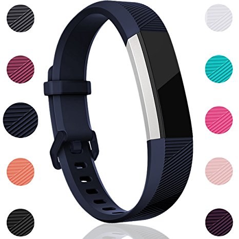 For Fitbit Alta HR and Alta Bands, Maledan Replacement Accessories Wristbands for Fitbit Alta and Alta HR, Large Small 2 Styles