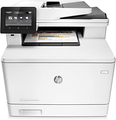 HP LaserJet Pro All-in-One Color Printer, M477FDN - (CF378A) model