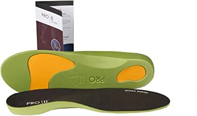 PRO 11 WELLBEING WorX Series Orthotic insoles for plantar Fasciitis and fallen arches