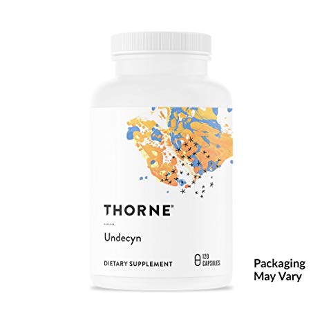 Thorne Research - Undecyn - Undecylenic Acid (in the Form of Calcium Undecylenate) with Betaine HCL and Berberine - 120 Capsules