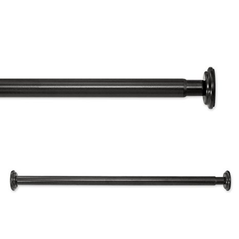 Source Global 30 to 52-Inch In Tension Rods, Black