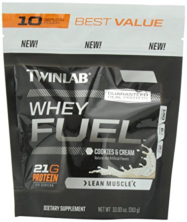 Twinlab Whey Fuel Supplement, Cookies and Cream, 10.93 Ounce