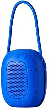 ONN Mini Bluetooth Speaker, Blue, Built-in Speakerphone & Hanging Strip …