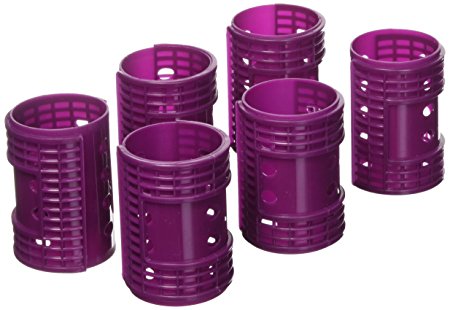 Diane Snap On Magnetic Roller, Purple, 1.75", 6/bag