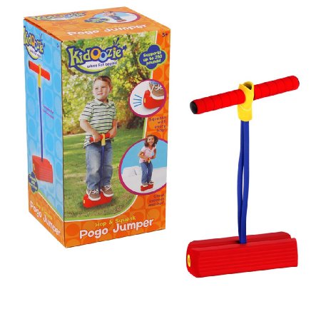 Kidoozie Foam Pogo Jumper - Fun and Safe Play - Encourages an Active Lifestyle - Makes Squeaky Sounds - For All Sizes 250 Pound Capacity